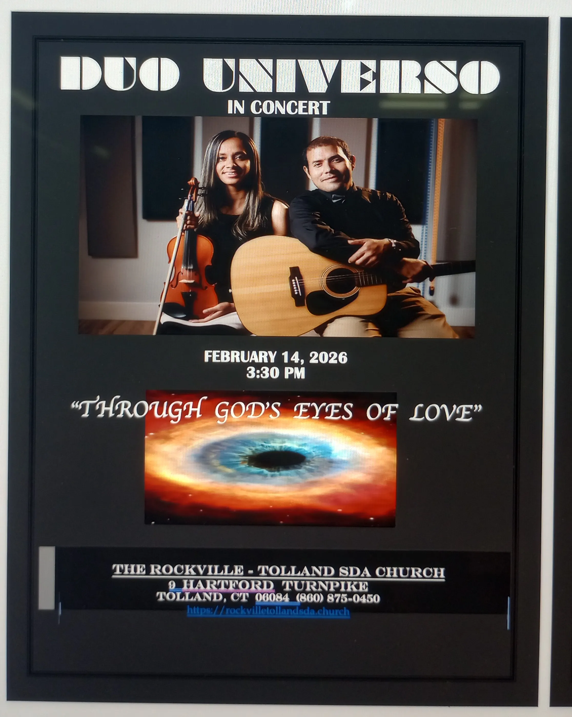"Through God's Eyes of Love" Concert